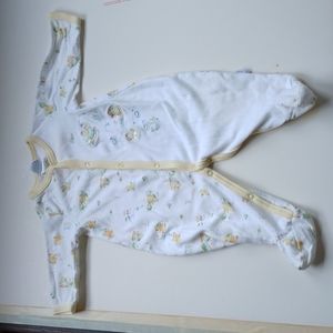 unisex 6mths yellow/white pajamas by Little Me